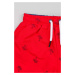 Plavkové šortky pre bábätká zippy červená farba