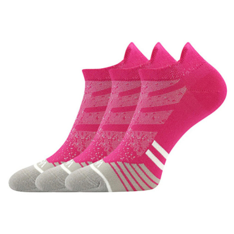 Voxx Rex 17 Dámske nízke ponožky - 3 páry BM000004113800100619 magenta