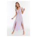 Trendyol Lilac Slit Detailed Beach Dress