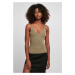 Women's rib knit in khaki color