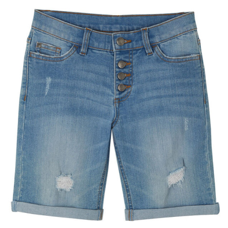 Dievčenské strečové džínsové šortky bonprix