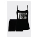 Darčekové balenie Calvin Klein pyžamo tielko + šortky - čierna Veľkosť: S