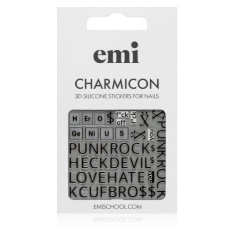 emi Charmicon Punk Rock nálepky na nechty 3D #183