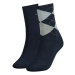 Tommy Hilfiger Ponožky - TH WOMEN CHECK SOCK 2P čierne