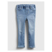 GAP Detské džínsy distressed jeggings with stretch Modrá