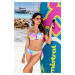 Farebné dámske push-up bikiny Aruba -38/W, farba 702