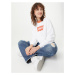 LEVI'S ® Mikina 'Vintage Raglan Crewneck Sweatshirt'  červená / biela