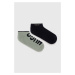 Ponožky HUGO 2-pak pánske,zelená farba,50468102