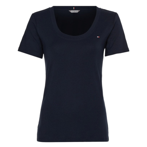 Dark blue women's basic T-shirt Tommy Hilfiger - Women