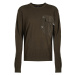 Les Hommes  LKK102-606A | Classic Fit Jumper  Svetre Zelená