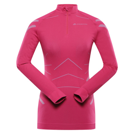 Women's functional underwear - T-shirt ALPINE PRO SEAMA cabaret