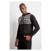 Trendyol Black Slim Fit Hooded Ethnic Knitwear Sweater