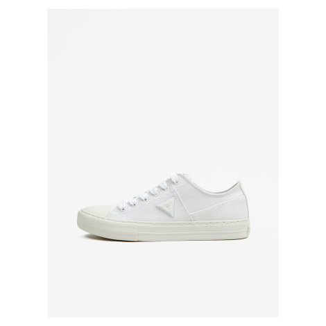 White Women Guess Pranze Sneakers - Women