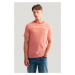 TRIČKO GANT STRIPED SS T-SHIRT GRAPEFRUIT ORANGE