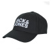 Jack & Jones  JACGALL BASEBALL CAP  Šiltovky Čierna