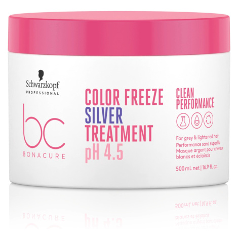 Kúra na neutralizáciu žltých tónov Schwarzkopf Professional BC Bonacure Color Freeze Silver - 50