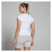 Dámske priliehavé tričko MP Basics s krátkymi rukávmi – biele