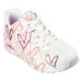 Dámska rekreačná obuv SKECHERS Uno Spread The Love white multi pink