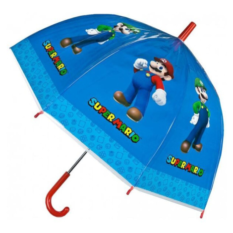 Oxybag SUPER MARIO UMBRELLA Detský dáždnik, modrá, veľkosť