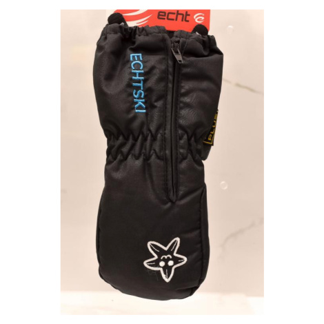 Detské bezpalcové čierne rukavice ECHT C065 1-3YEAR