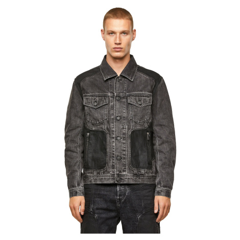 Diesel Bunda - Jackets NHILL-ROD-SP čierna