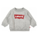 Levi's Kids Mikina  sivá melírovaná / červená / biela