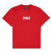 Tričko Dsquared Slouch Fit T-Shirt Červená