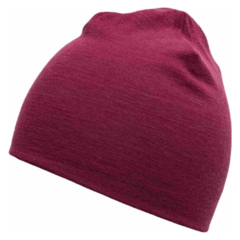 Devold LAUPAREN MERINO 190 BEANIE Unisex Merino čiapka, vínová, veľkosť