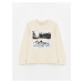 LC Waikiki Crew Neck Printed Long Sleeve Boys' T-Shirt