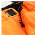 Alpine Pro Sango 9 Pánske lyžiarske nohavice MPAU532 neón pomaranč