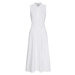 Tommy Hilfiger Šaty - FIT &amp; FLARE MIDI POLO DRESS NS biele