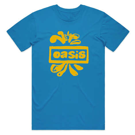 Oasis tričko Drawn Logo Modrá