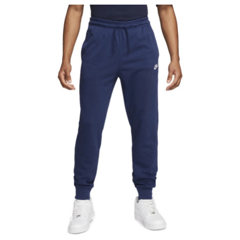 Pánske tepláky NIKE M NK CLUB KNIT JOGGER-410 MIDNIGHT NAVY WHITE