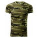 Malfini Camouflage Unisex tričko 144 camouflage green