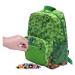 Pixie Crew, detský batoh Adventure zelená kocka