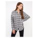 LC Waikiki Women's Plaid Long Sleeve Oversize Shirt