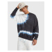 White and Black Mens Patterned Sweatshirt Tommy Jeans - Men