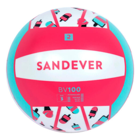 Lopta na plážový volejbal BV100 Fun ružová