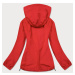 Letná červená dámska bunda s podšívkou (HH036-5)