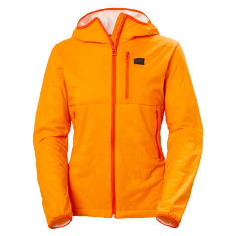 Women's Helly Hansen Lifaloft Air Hooded Insulato W Poppy Orange Jacket, XL