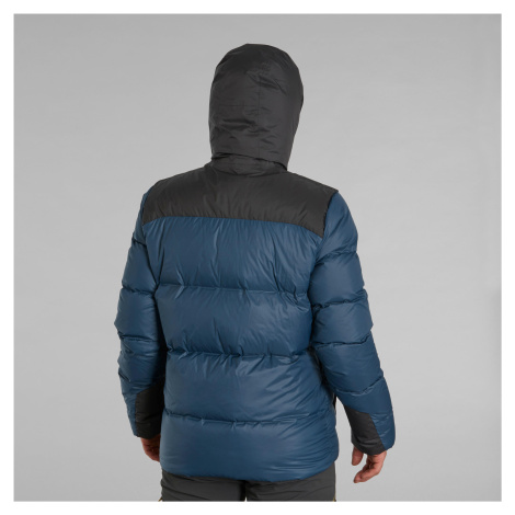 Pánska páperová bunda MT900 na horskú turistiku s kapucňou do -18 °C FORCLAZ