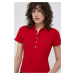 Polo tričko Polo Ralph Lauren dámsky,červená farba,211870245