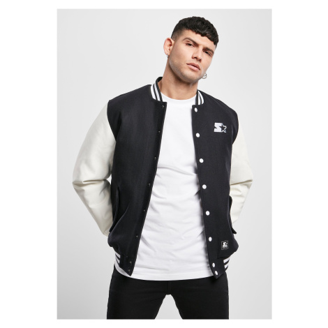 Starter College Jacket Black/White