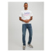 Jack&Jones Tričko Euphori 12232256 Biela Standard Fit