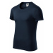 Malfini Slim fit V-NECK Pánske tričko 146 námorná modrá