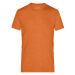 James&amp;Nicholson Pánske tričko JN974 Orange Melange