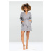 DKaren Housecoat Pola Grey