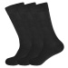 3PACK ponožky Benysøn vysoké čierné (SK-201)