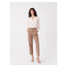 LC Waikiki Women's Carrot Cut Straight Trousers