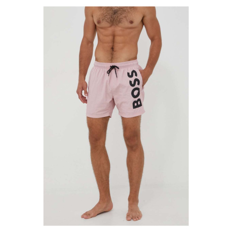 Plavkové šortky BOSS ružová farba, 50469594 Hugo Boss